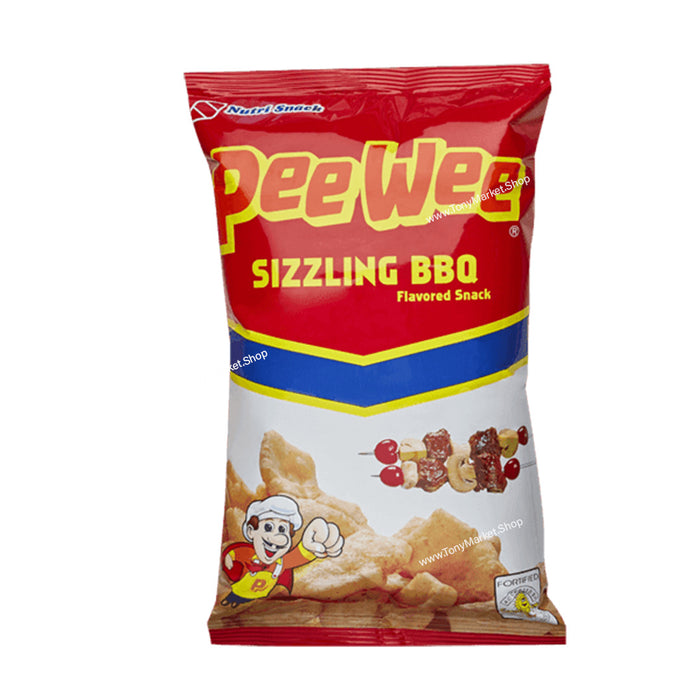 Nutri Snack Pee Wee Sizzling BBQ Flavored Snack 100g