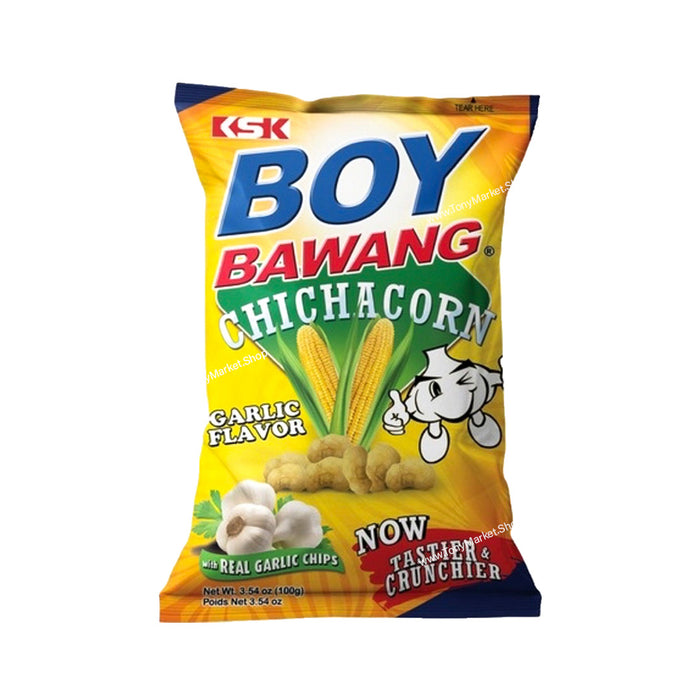 Boy Bawang Chichacorn Garlic Flavor 100g