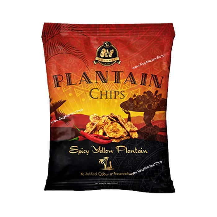 Gourmet Plantain Chips Yellow Plantain With Chilli 60g