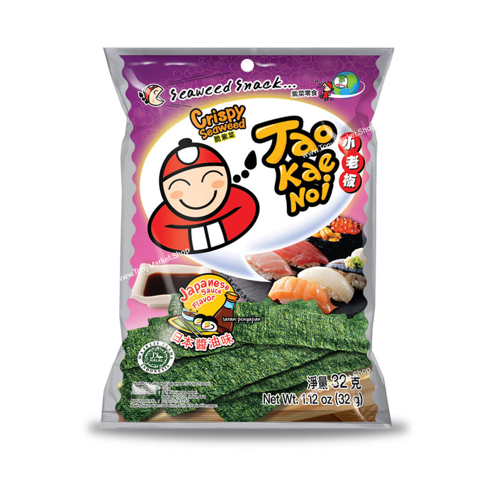 TAO KAE NOI Crispy Seaweed - Japanese Sauce Flavor 32g