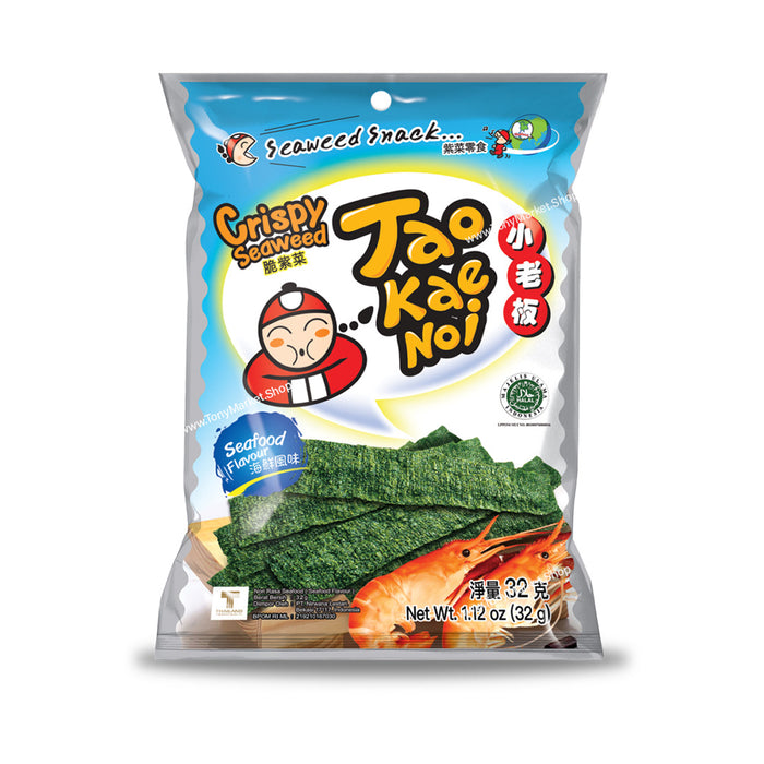 TAO KAE NOI Crispy Seaweed - Seafood Flavor 32g